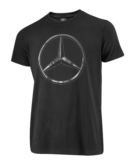 CZARNY T-SHIRT MĘSKI Z GWIAZDĄ S