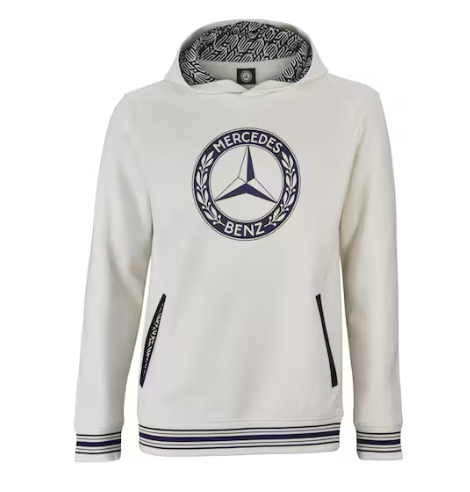 BLUZA Z KAPTUREM UNISEX KOLOR ZŁAMANEJ BIELI, ROZM