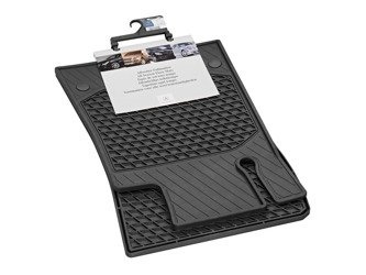 DYWANIKI GUMOWE CZARNE PRZÓD