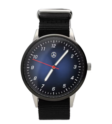 MĘSKI ZEGAREK NA RĘKĘ CZERŃ / NIEBIESKI / SREBRNY,