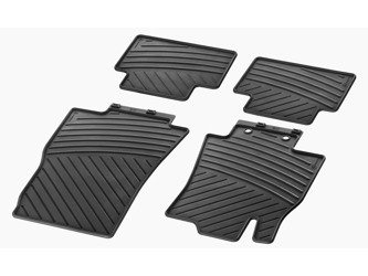 DYWANIKI GUMOWE CZARNE ZESTAW