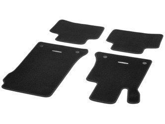 DYWANIKI WELUROWE CZARNE ZESTAW