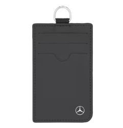 ETUI NA KARTY ZE SZNURKIEM, SKÓRA SAMOCHODOWA