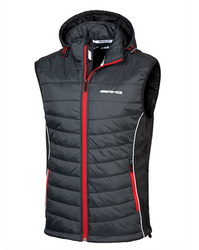 CZARNA KAMIZELKA MĘSKA AMG