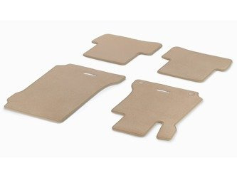 DYWANIKI WELUROWE BEŻOWE ZESTAW