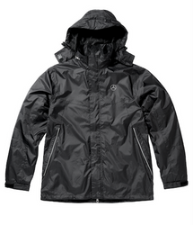CZARNA KURTKA PRZECIWDESZCZOWA