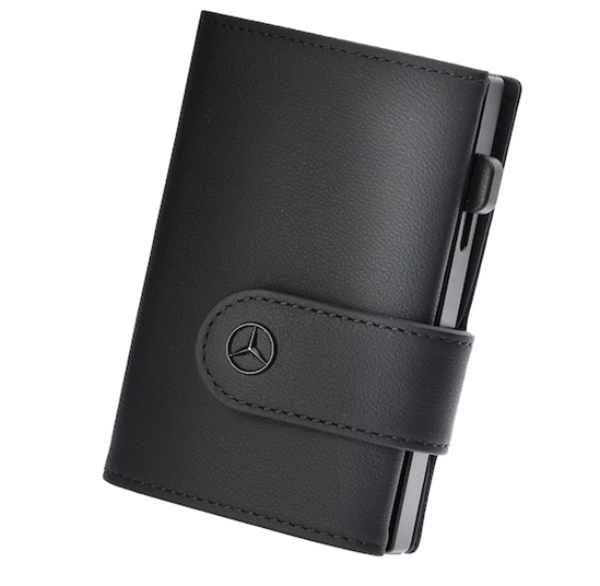 CZARNY SKÓRZANY PORTFEL G CLASS