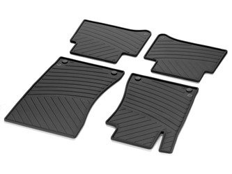 DYWANIKI GUMOWE CZARNE ZESTAW