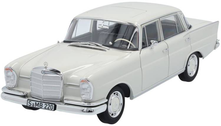 MODEL 1:18 W111 WEISSGRAU    